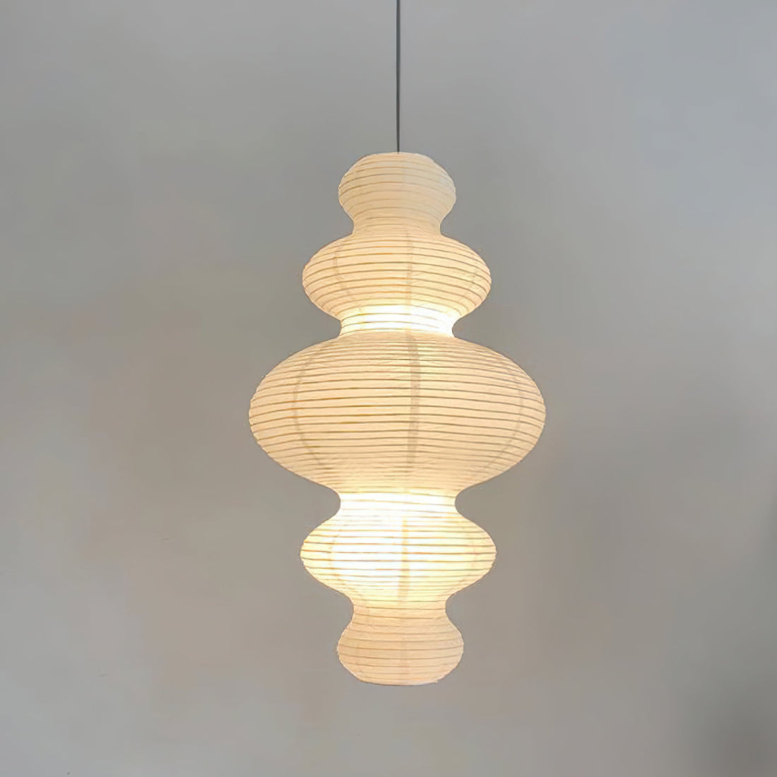 Stacked Mulberry Paper Swag Pendant