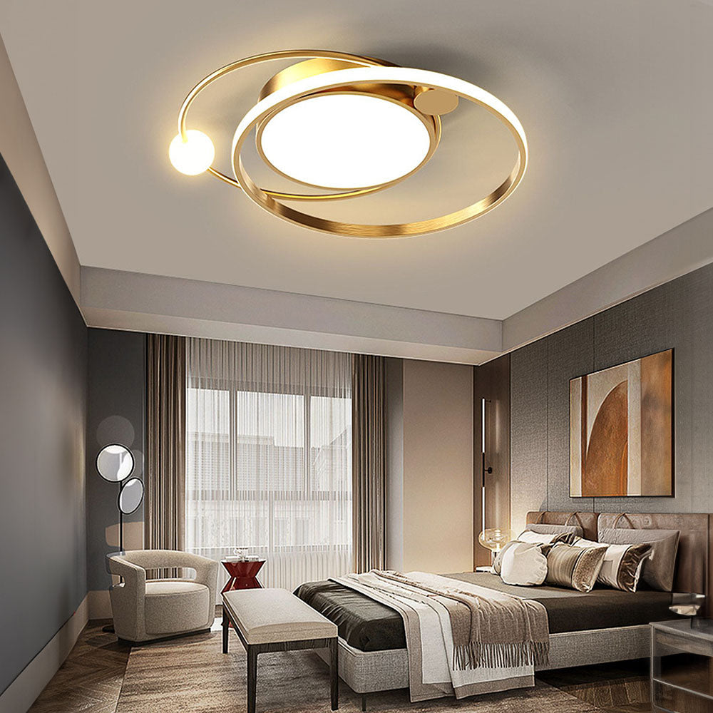 Modern Round LED Ceiling Light – Minimalist Fixture for Living Spaces