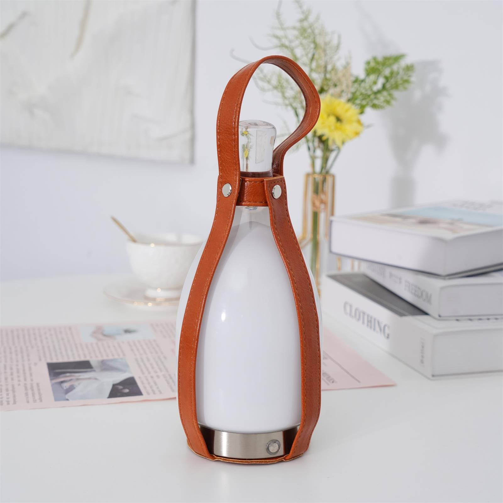 Tragbare Akku-Tischlampe – wiederaufladbare moderne Lampe für Schreibtisch &amp; Zimmer