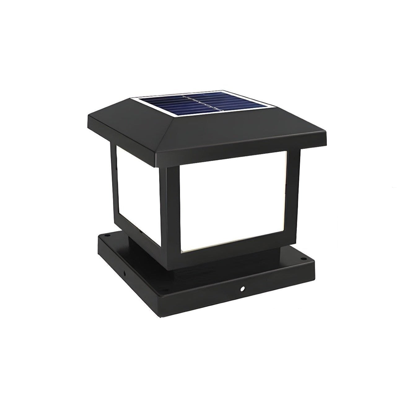 Solar-Pfostenleuchte für den Außenbereich – Moderne Gartenlampe für Gehwege und Terrassen