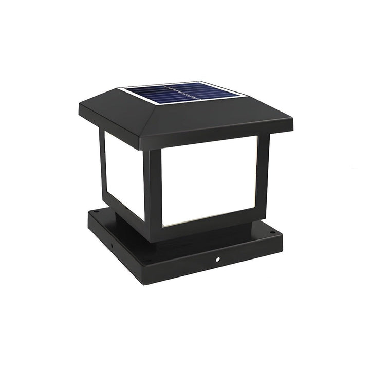Solar-Pfostenleuchte für den Außenbereich – Moderne Gartenlampe für Gehwege und Terrassen