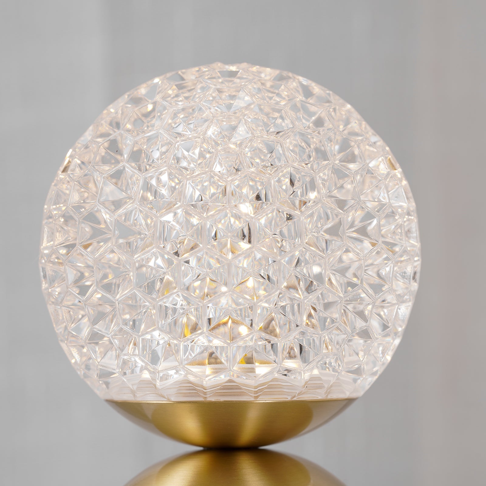 Battery Table Lamp - Modern Acrylic Lampshade Light for Bedroom