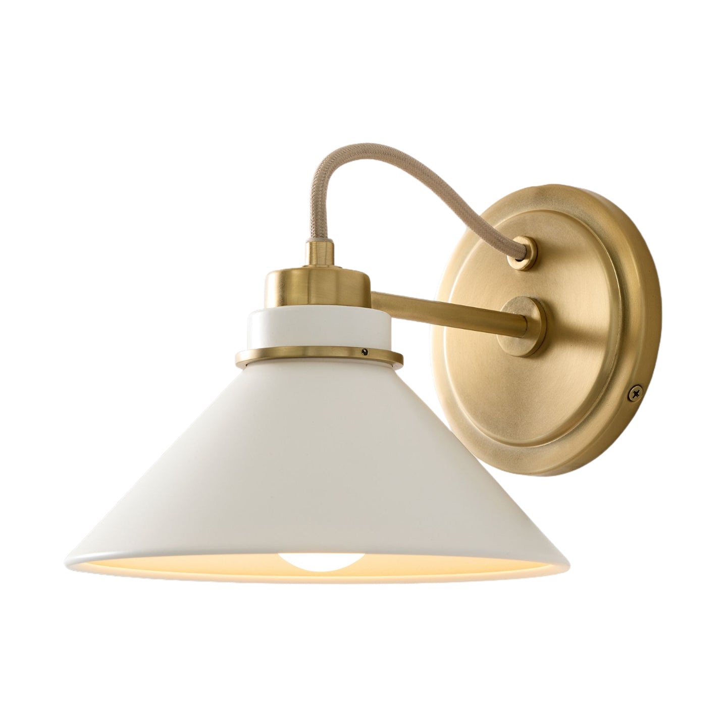 Aurenza Metal Wall Sconce - Farmhouse Tapered Design Wall Light