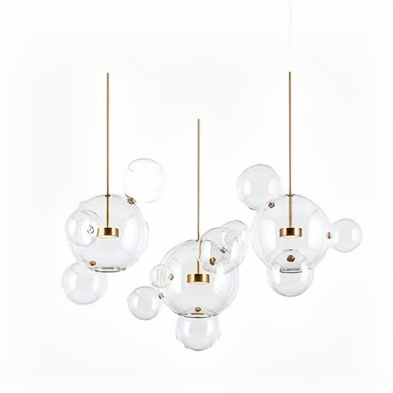 Clear Bolle Soap Bubble Pendant Light