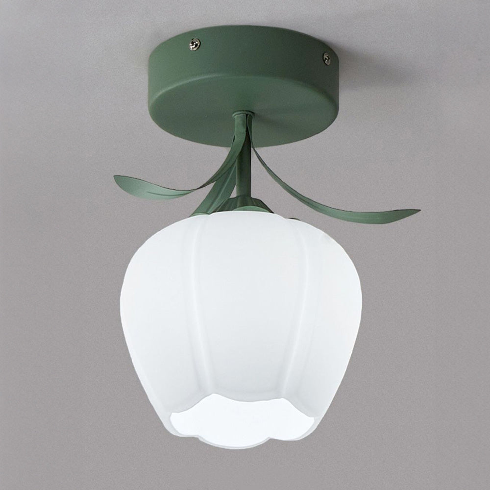 Creative Flower Ceiling Light - Mini Artistic Fixture for Bedroom