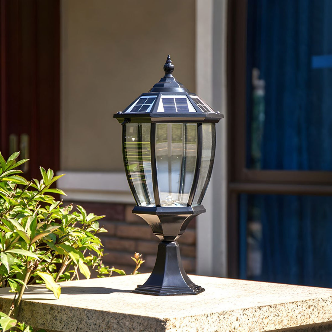 Solarlaterne für den Außenbereich – klassische Solarlaterne, ideal für Terrassen