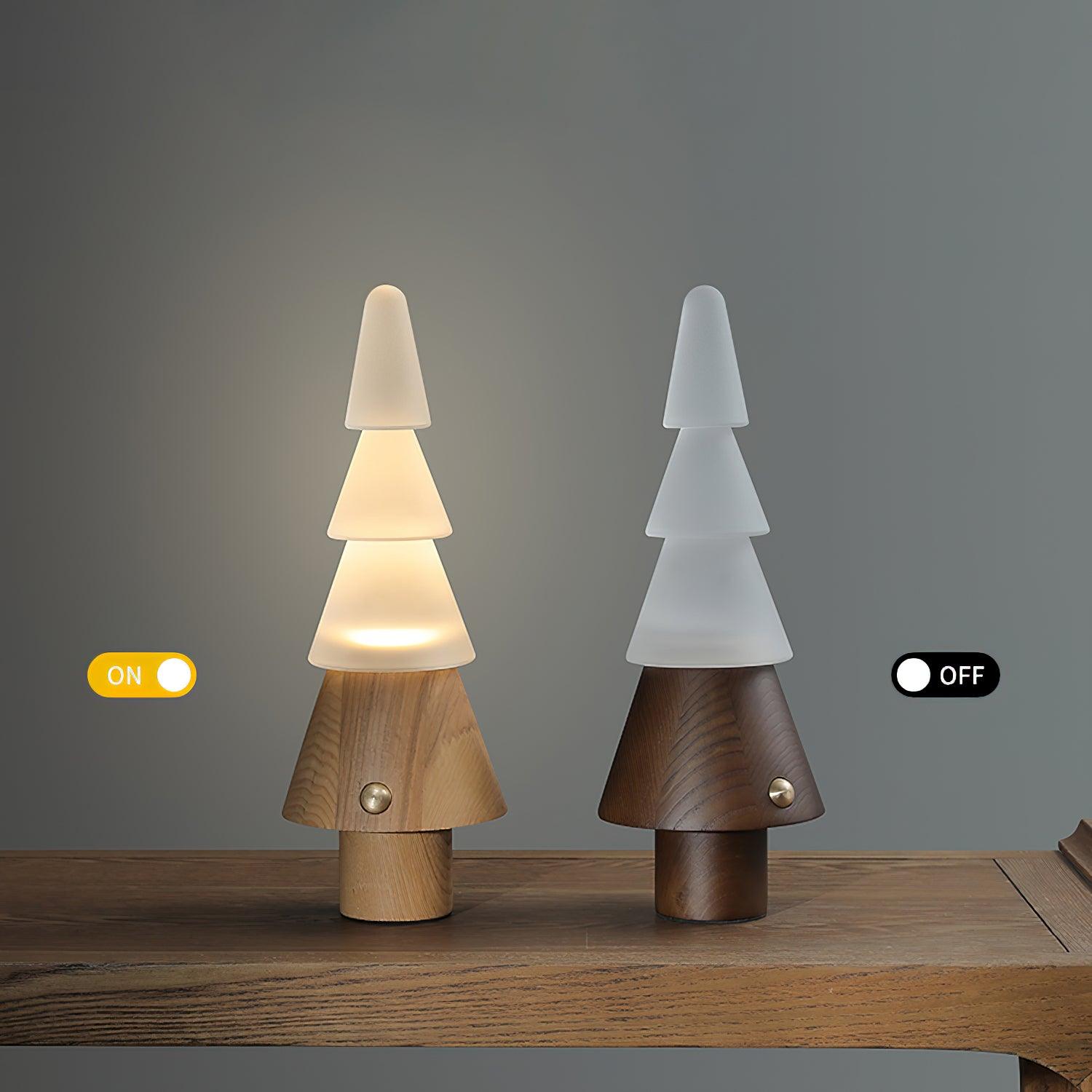 Tree Table Lamp - Built-in Battery Adjustable Night Light