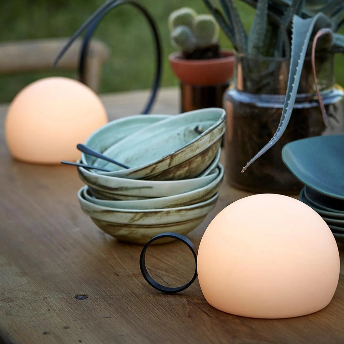 Dome Table Lamp - Portable Ambient Light for Living Room & Bedroom