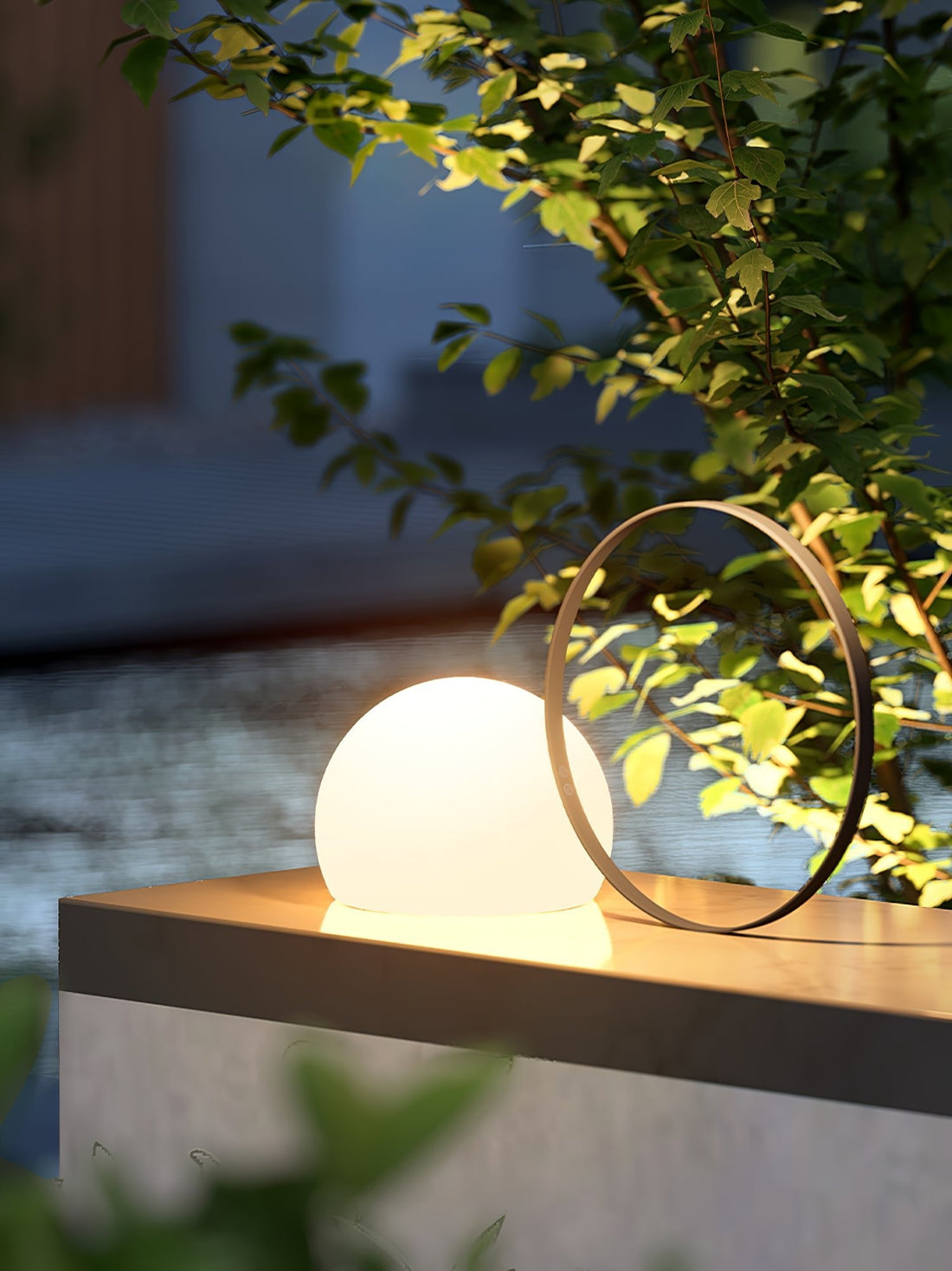Dome Table Lamp - Portable Ambient Light for Living Room & Bedroom