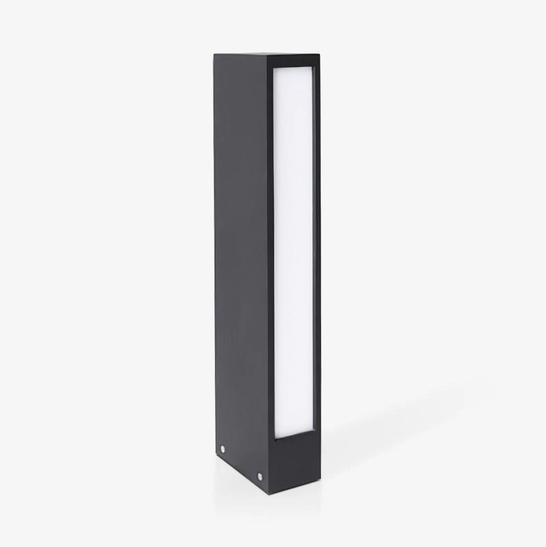 Aluminum Outdoor Post Lamp - Panel-Style Cast Lamp for Patio