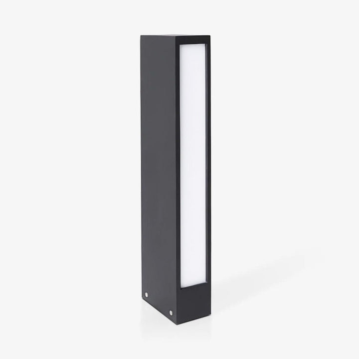 Aluminum Outdoor Post Lamp - Panel-Style Cast Lamp for Patio