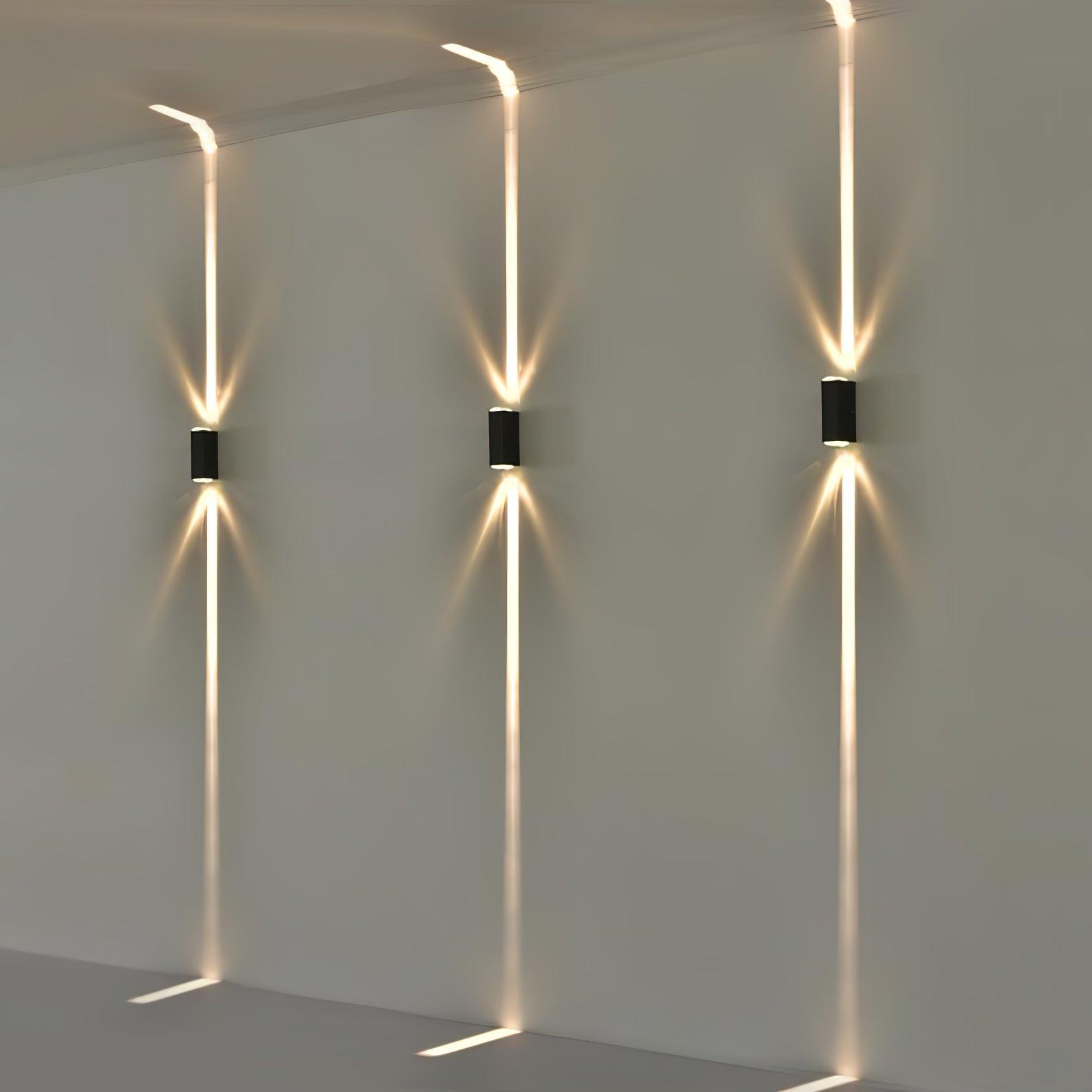 Cylindrical Outdoor Wall Light - Waterproof Modern Lamp for Garden