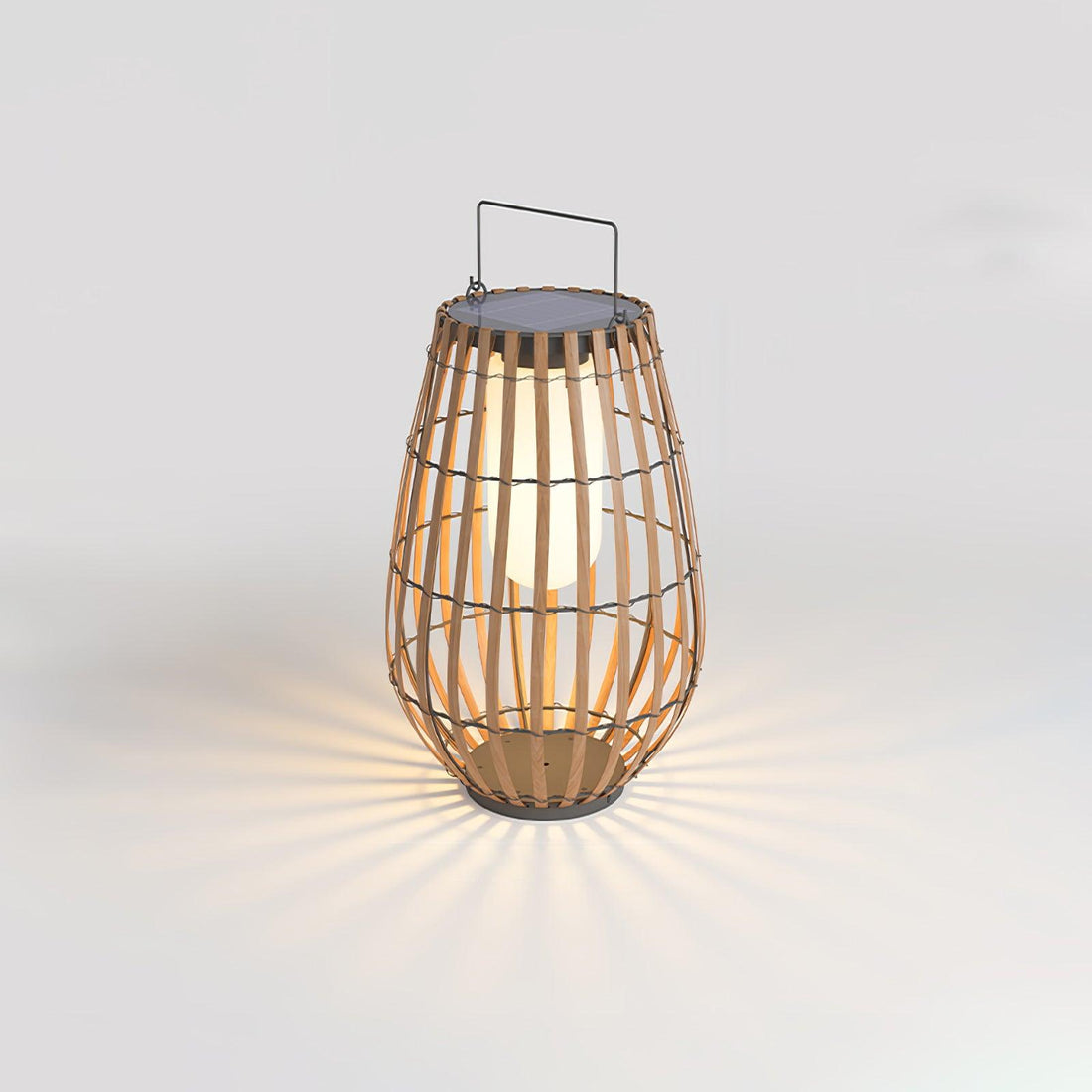 Tropic Braid Outdoor Lamp - Faux-Rattan Metal Waterproof