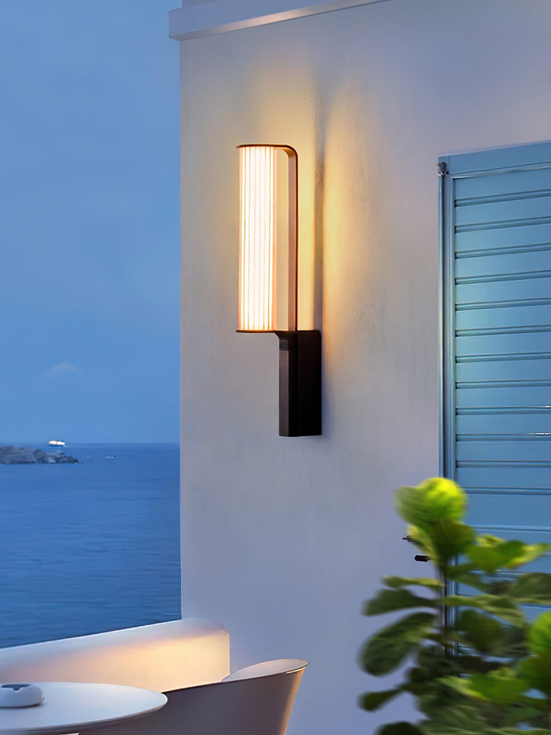 Outdoor Floor Lamp - Stainless Steel Acrylic Industrial Lighting
