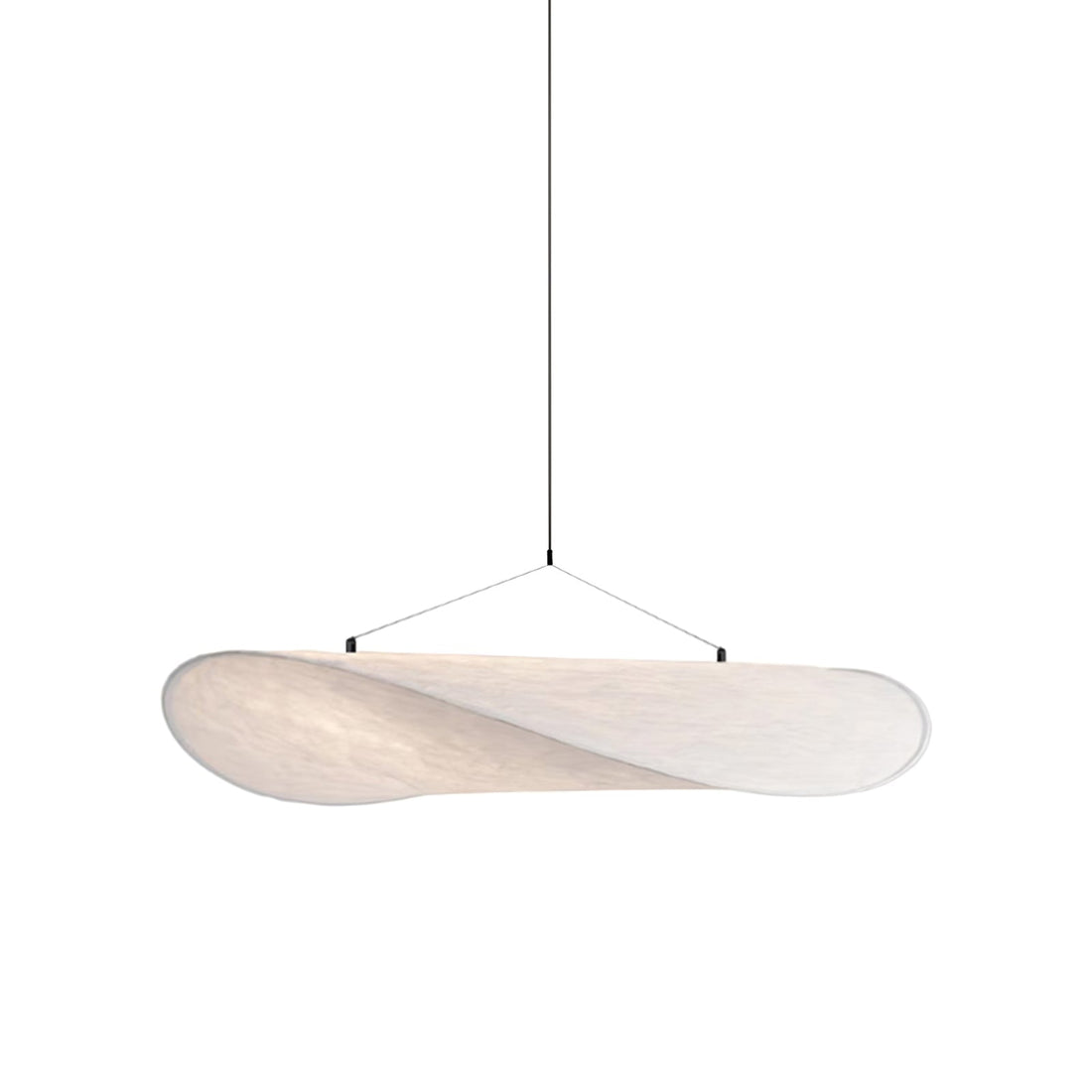 Cloudlike Mulberry Silk Plug-In Pendant Light