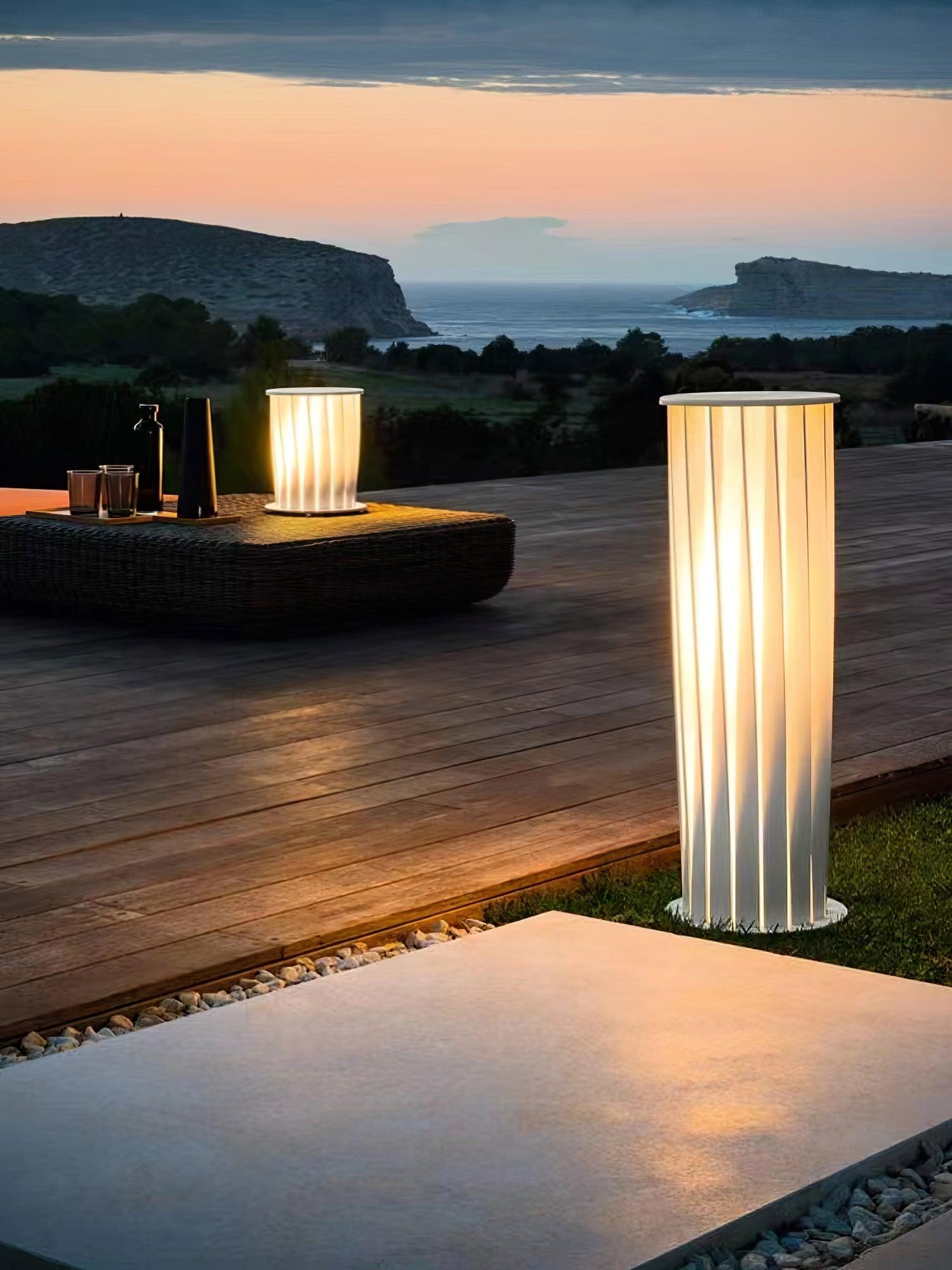 LED Outdoor Post Lamp - Energy-Saving Acrylic Light for Garden & Patio
