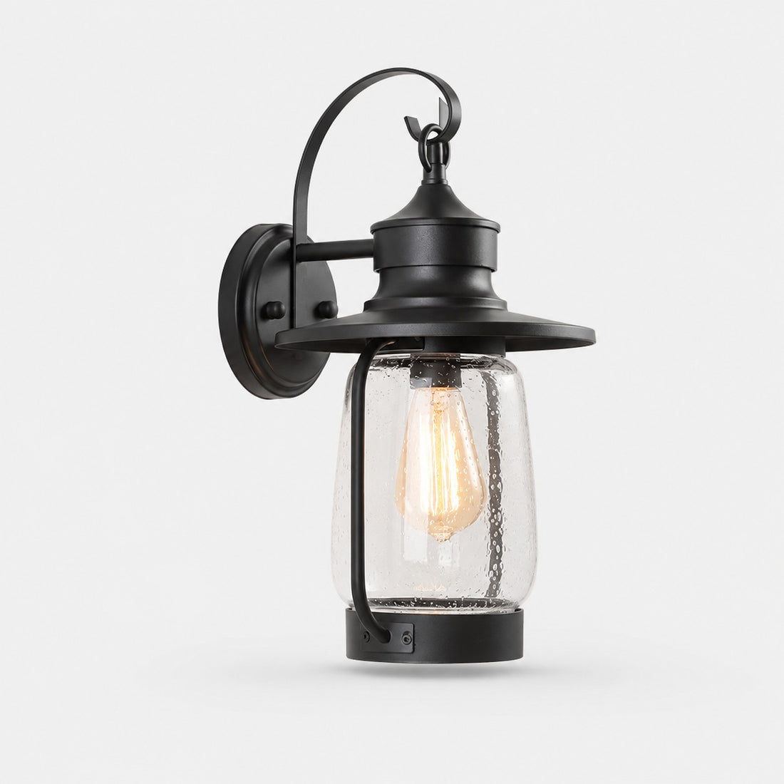 Vintage Sand Black Outdoor Wall Sconce