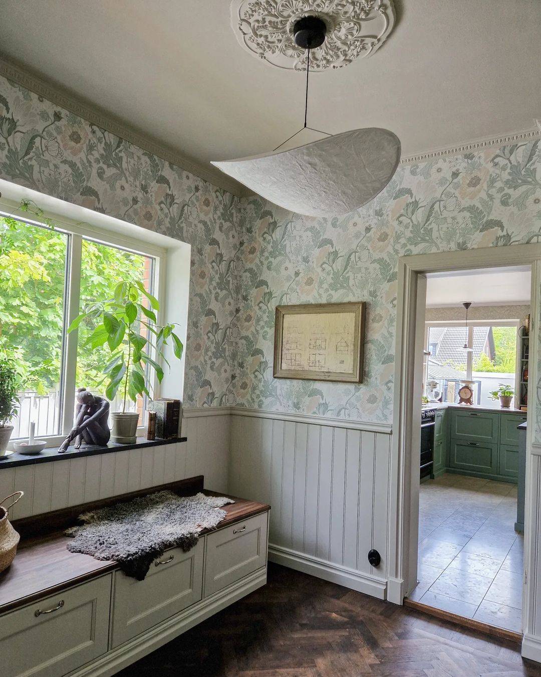 Cloudlike Mulberry Silk Plug-In Pendant Light
