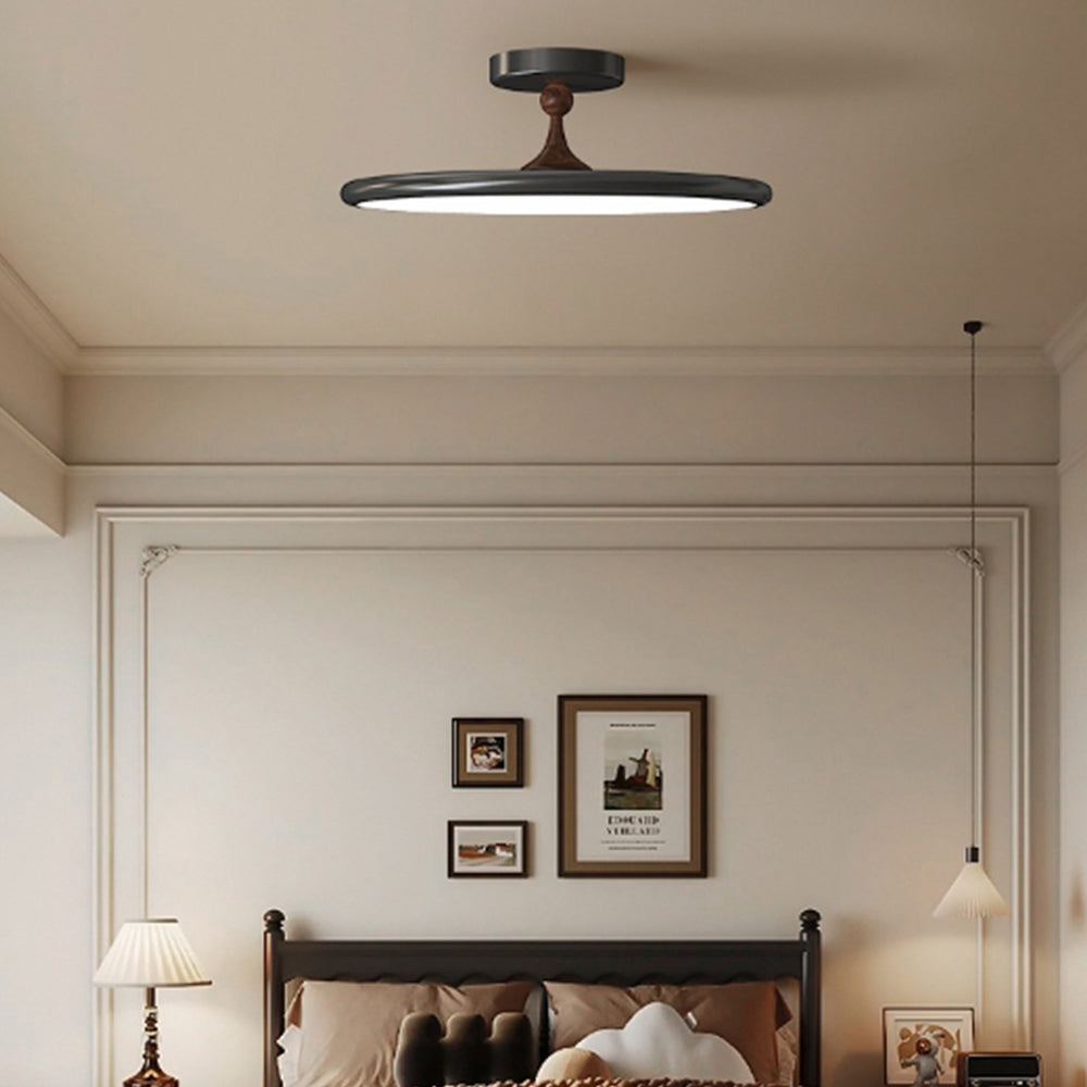 Bauhaus Disc Ceiling Light - Acrylic LED Bedroom Lighting Modern