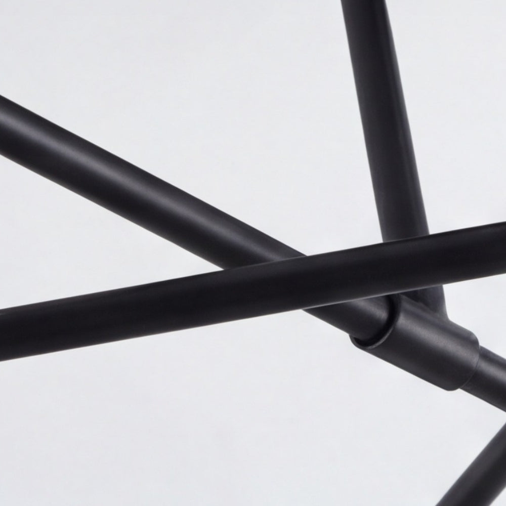 Nordivela Contemporary Semi‑Flush Ceiling Lamp - Sleek Metal Multi Arm Fixture for Home Interiors