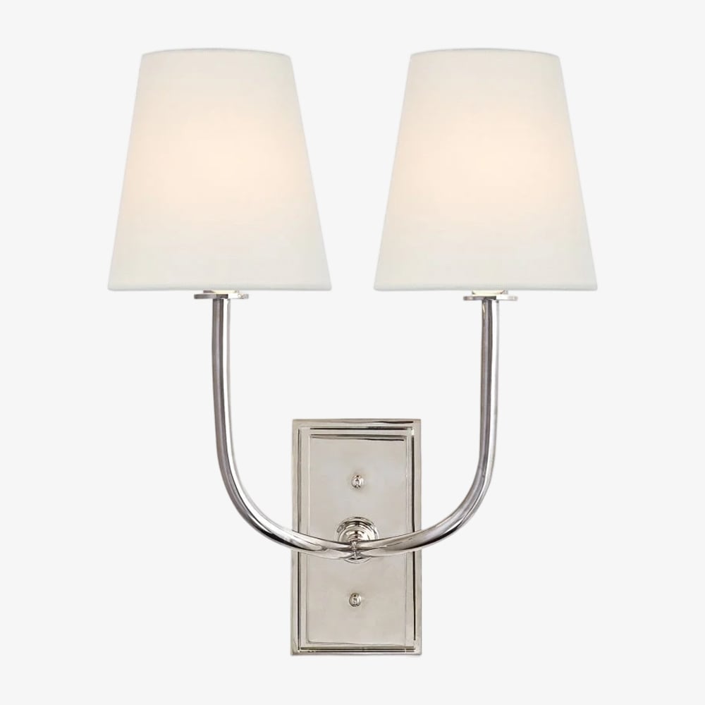 VistaGlow Industrial Metal Wall Lamp - Modern Double Sconce