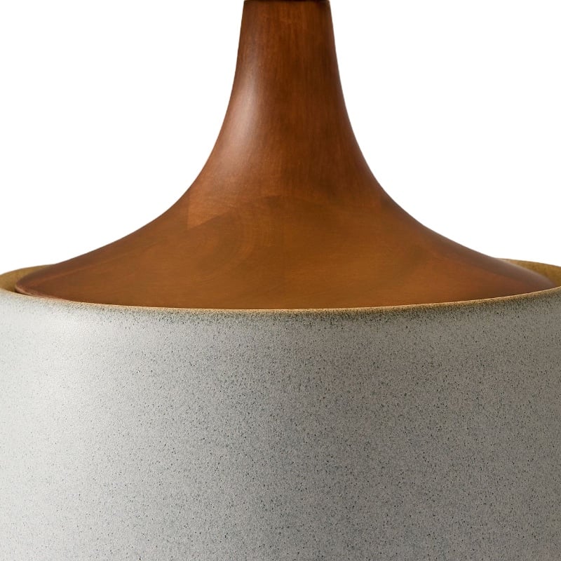 Avero Contemporary Table Lamp - Textured Ceramic Design for Living Room and Office