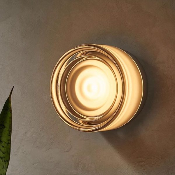 Acrylic Dimple Minimalist Round Wall Lamp