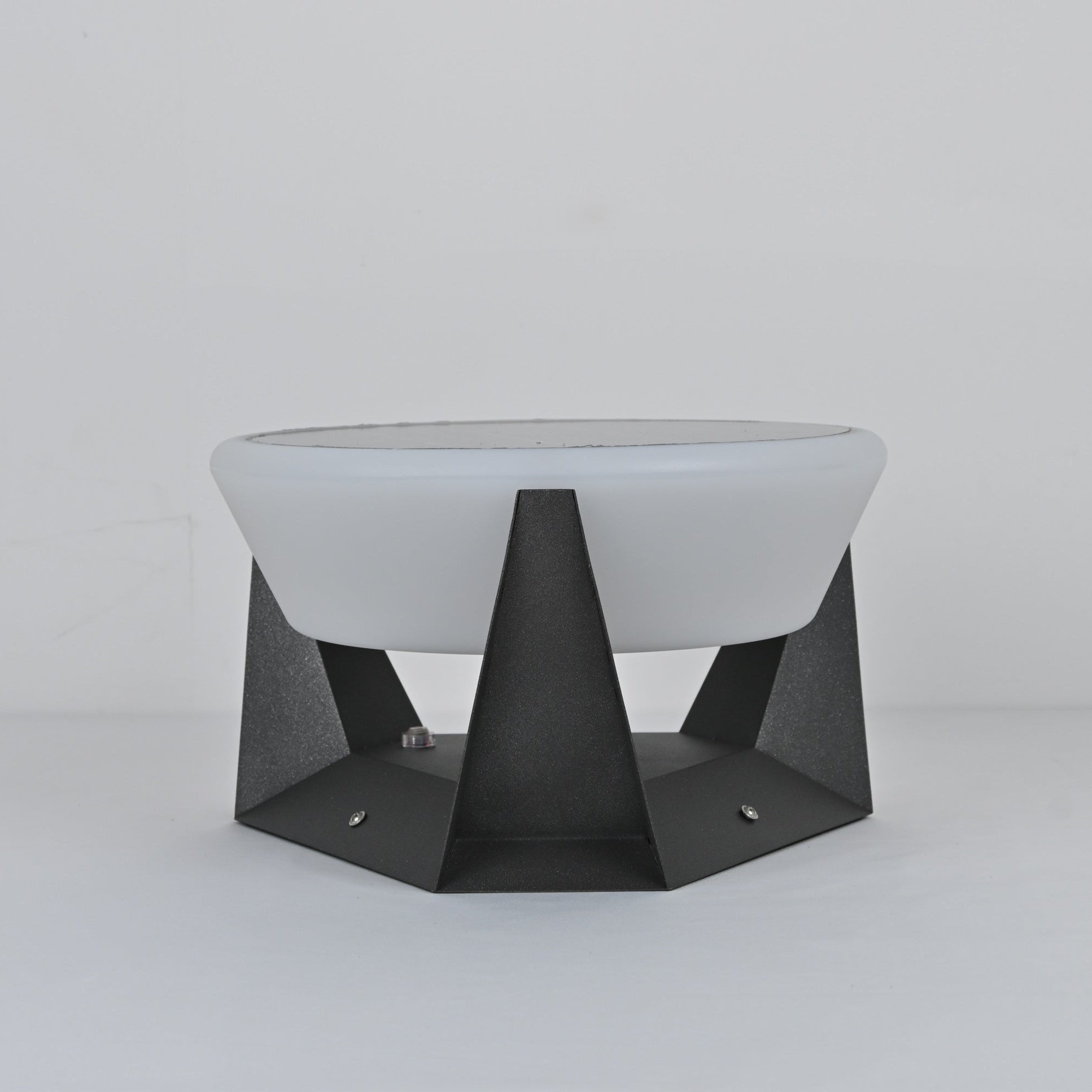Solar Außenleuchte - Moderne geometrische LED Lampe für Garten &amp; Terrasse