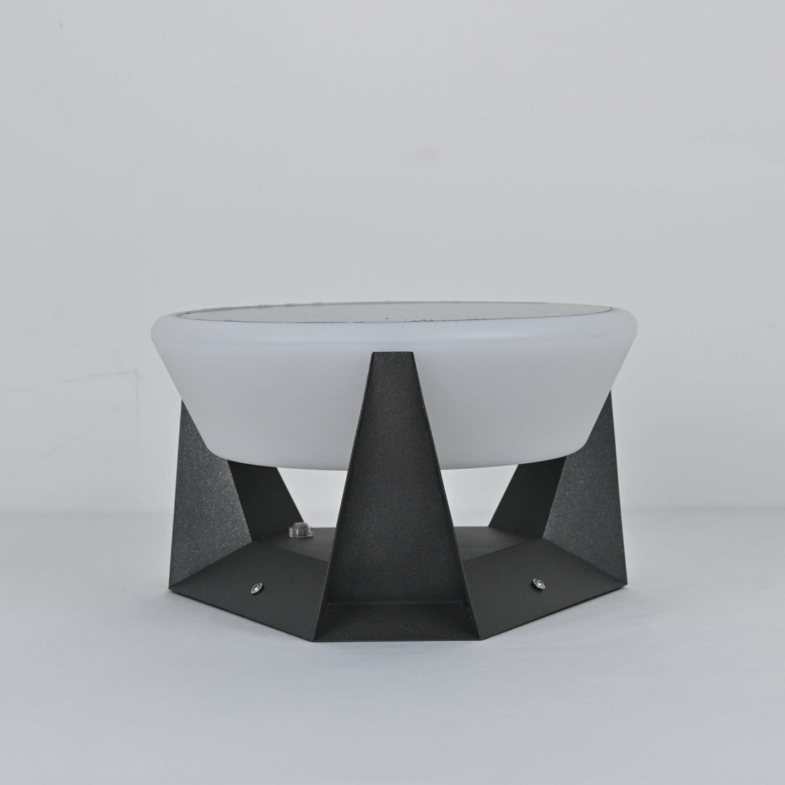 Solar Außenleuchte - Moderne geometrische LED Lampe für Garten &amp; Terrasse