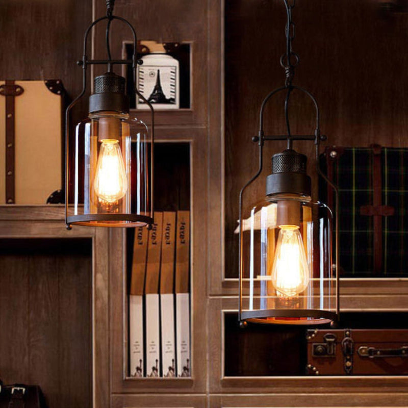 Antikes Eisen im Vintage-Industriestil Pendelleuchte