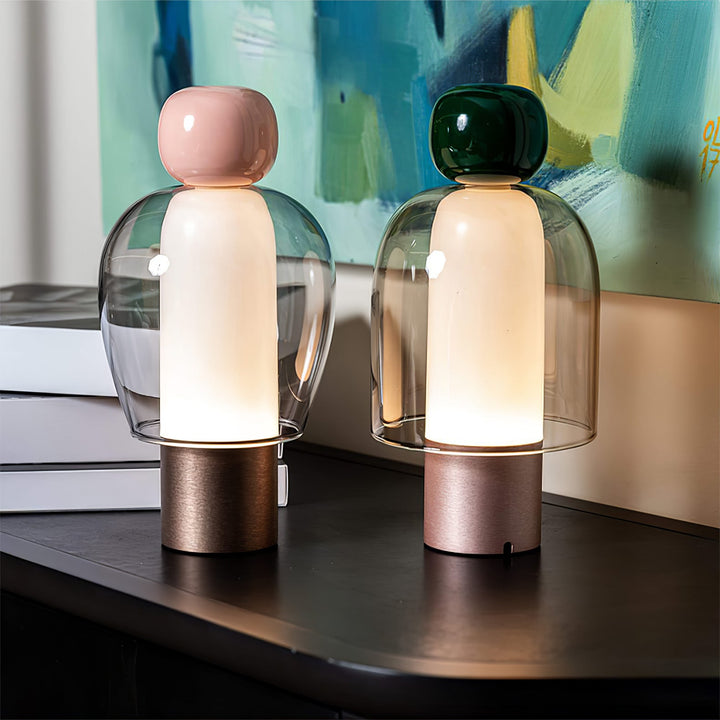 Tischlampe – Tragbare wiederaufladbare Lampe für den Einsatz im Wohnzimmer und Schlafzimmer