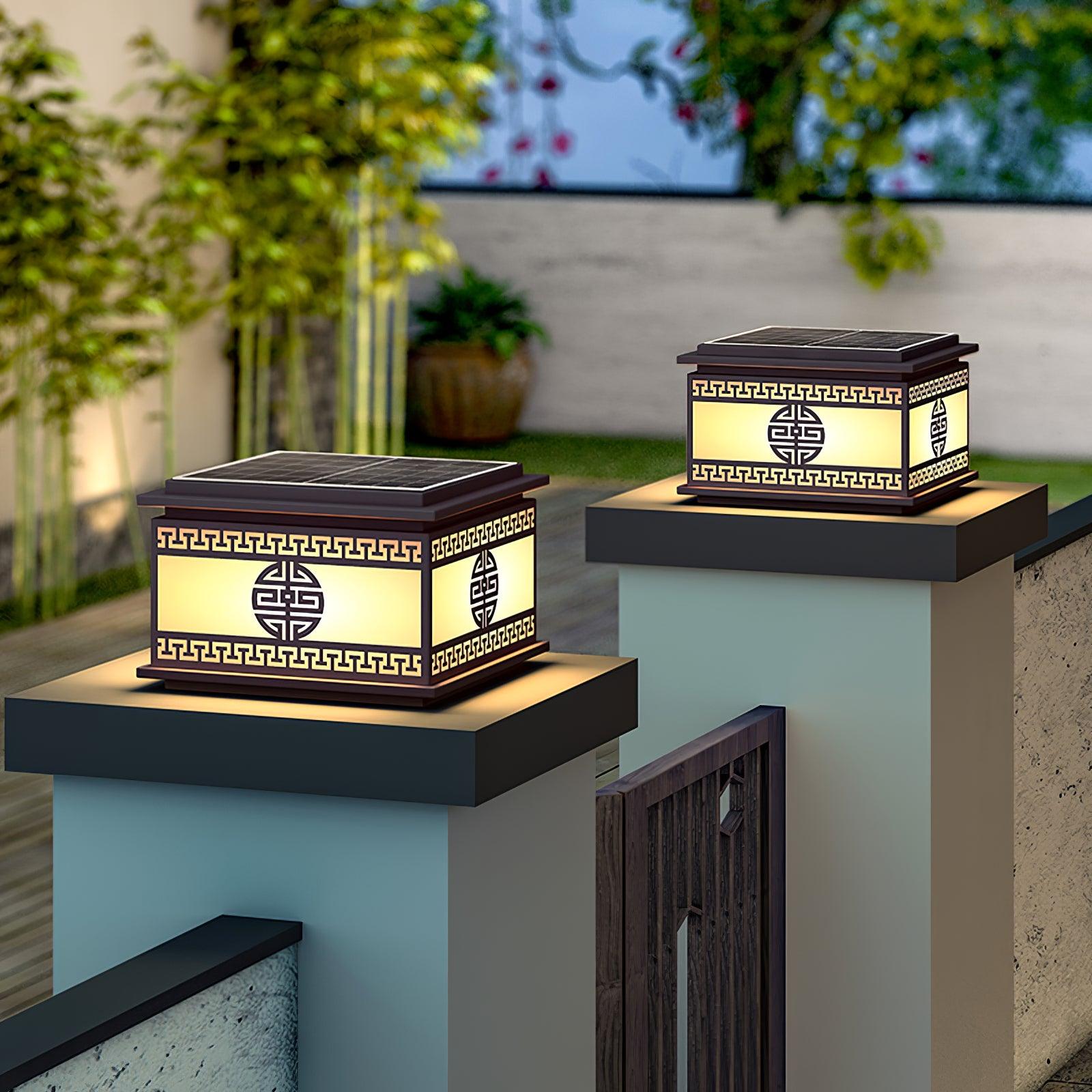 Stilvolle Gartenleuchte für den Außenbereich – Hochwertige, elegante Lampe für den Innenhof