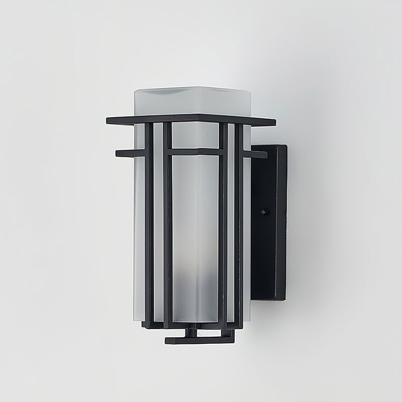 Outdoor Wall Lamp - Retro Iron Sconce for Front & Back Door Lighting