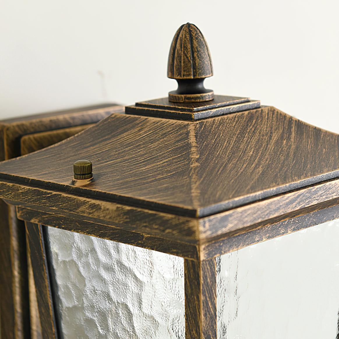 Birdcage Wall Lamp - Vintage LED Light for Courtyard & Balcony