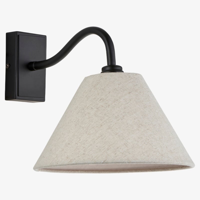 Lumweve Wall Light - Pleated Look Shade Refined Sconce for Corridor and Study