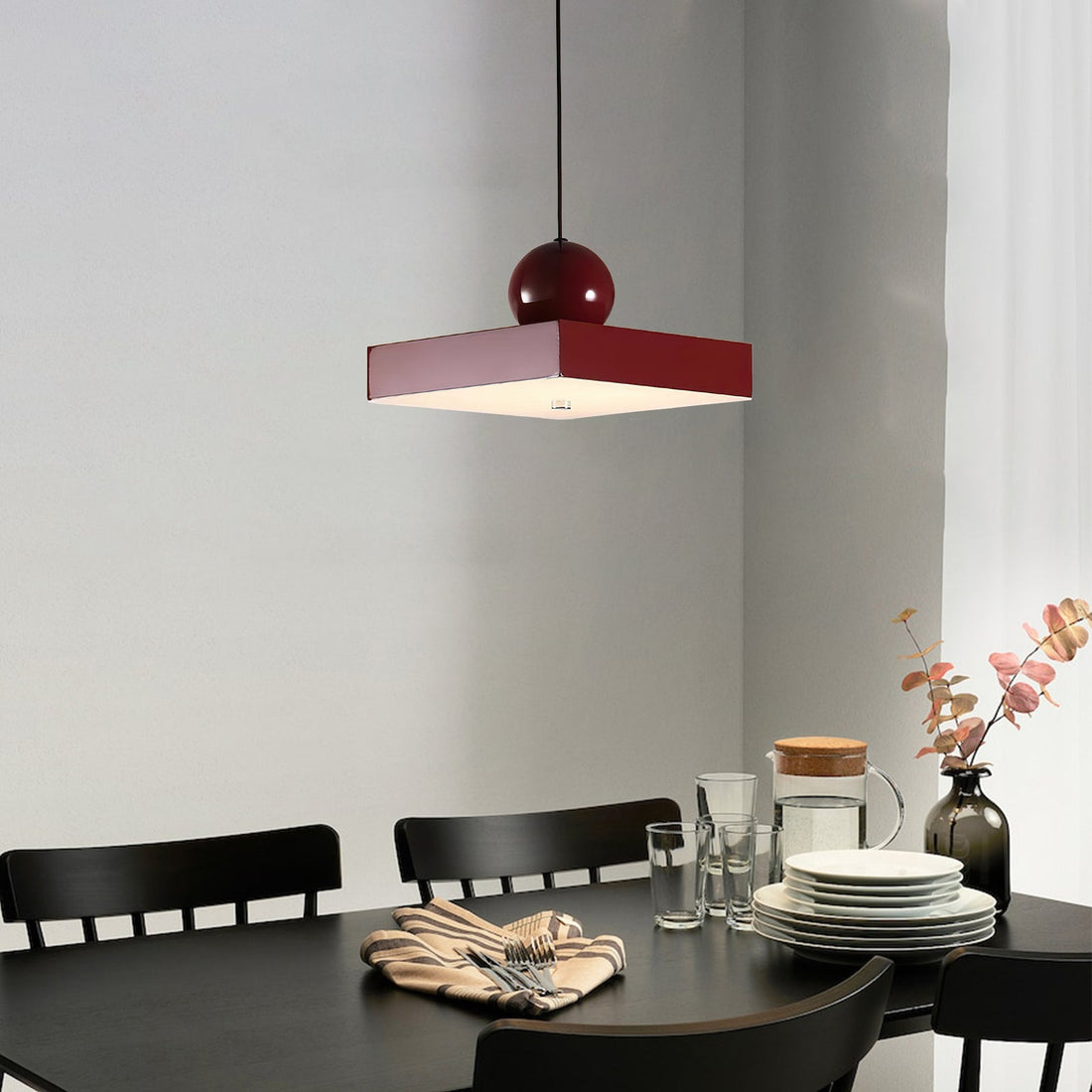 Creative Cone Pendant Light - Unique Adjustable Lighting for Bedroom