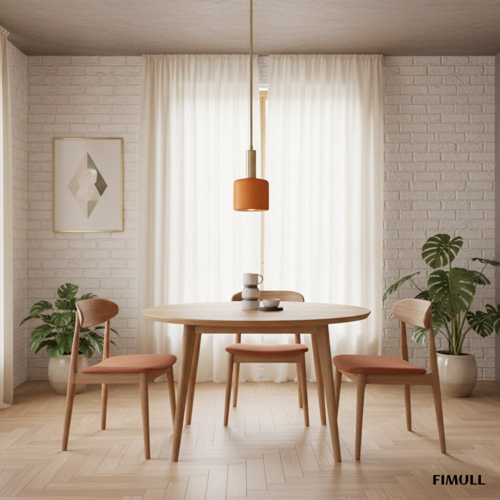 Cerova Modern Ivory Porcelain Pendant Light – Soft Organic Design for Kitchen Island