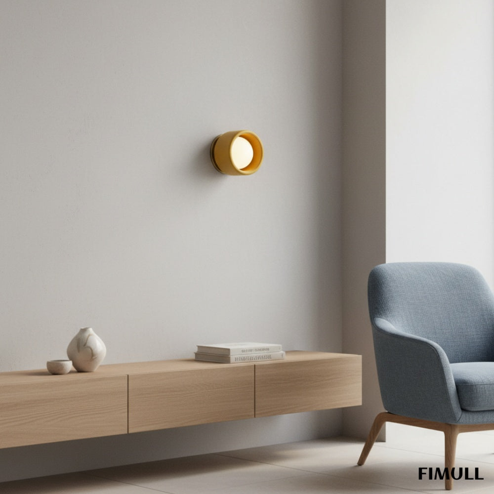 Cerova Modern Ivory Porcelain Sconce – Soft Organic Wall Light