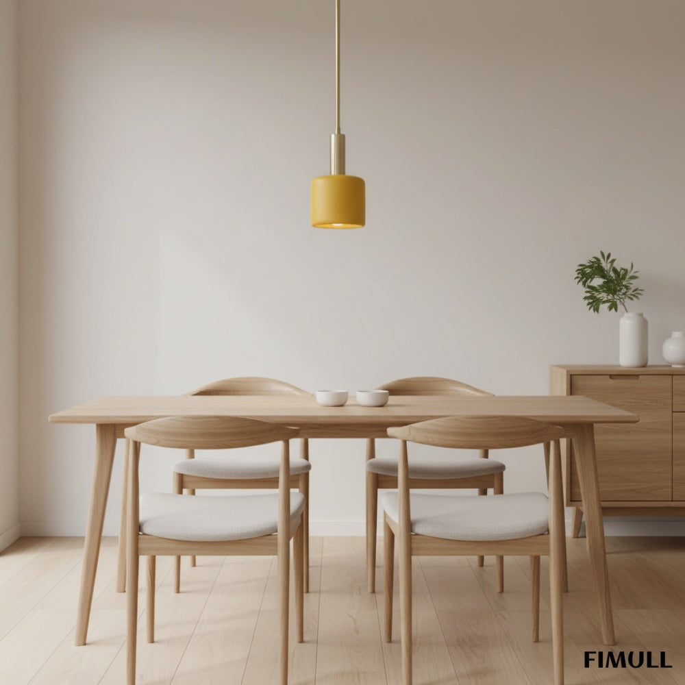 Cerova Modern Ivory Porcelain Pendant Light – Soft Organic Design for Kitchen Island