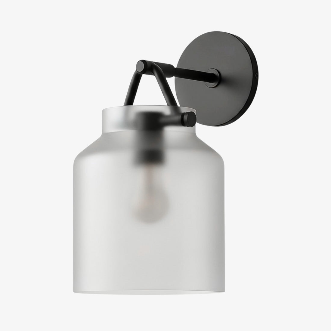 Hanton Wandleuchte aus Messing mit Feuchtraumschutz – Moderne Wandleuchte aus Glas für das Badezimmer