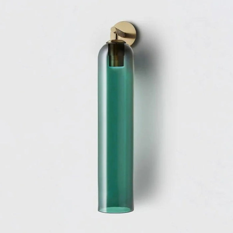 Einfache Lange Röhren Kunstglas Wandleuchte