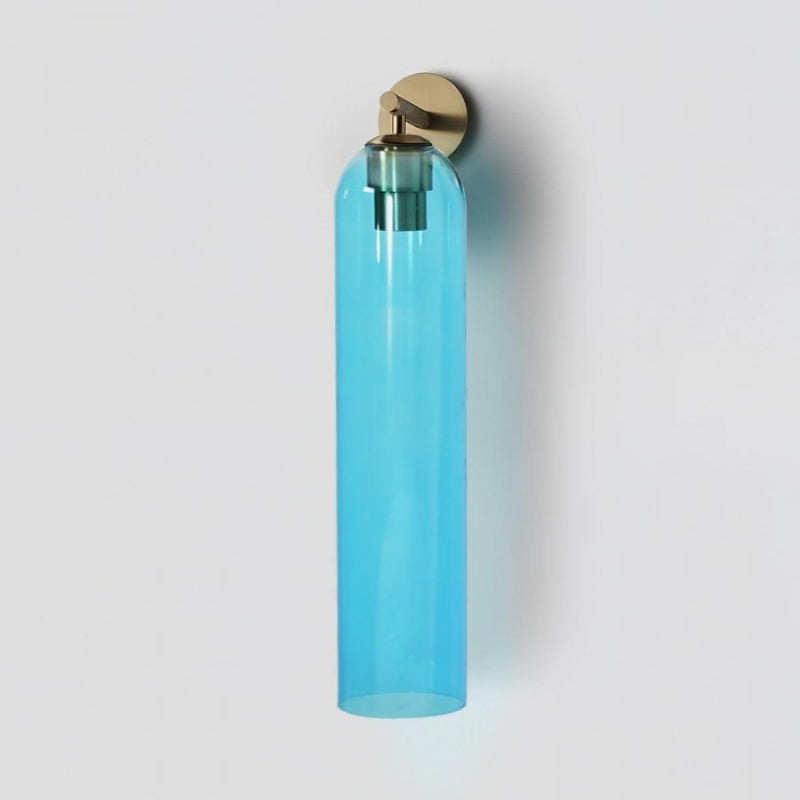 Einfache Lange Röhren Kunstglas Wandleuchte