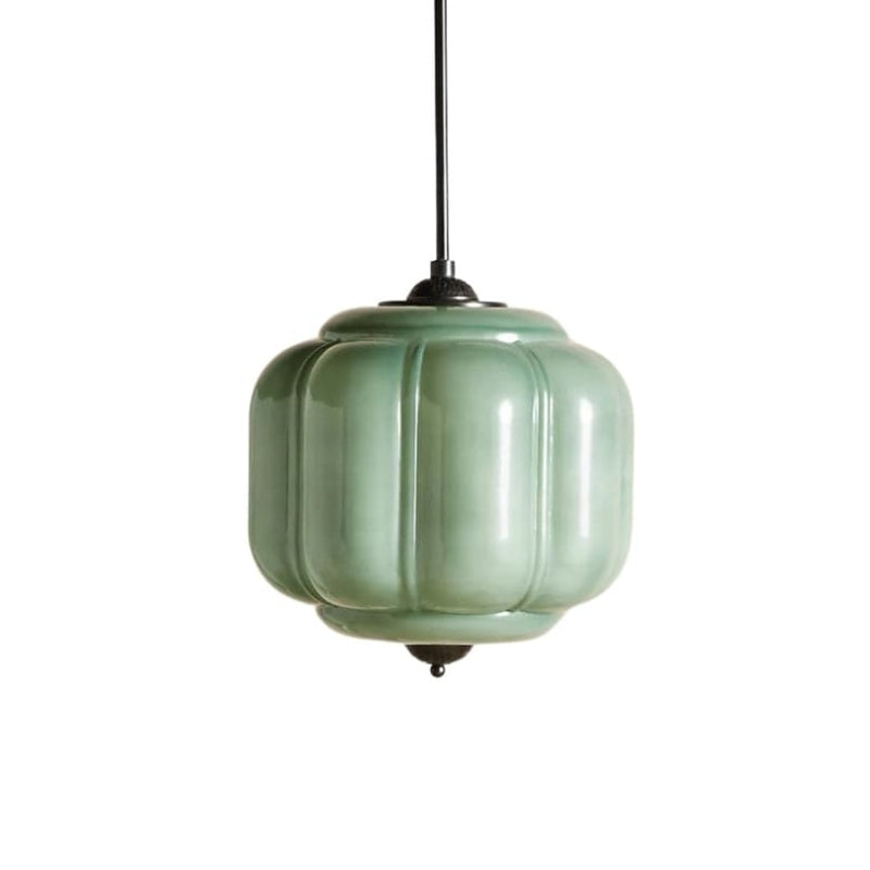 Eloise Vintage Pendant Light - Milk Glass Shade Light for Dining Room