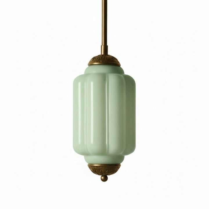 Eloise Vintage Glass Pendant Lamp - Slim Shade Lighting for Kitchen