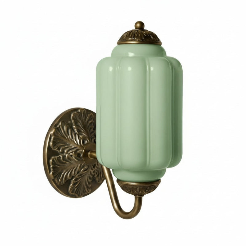 Milk Glass Vintage Eloise Bedside Wall Sconce