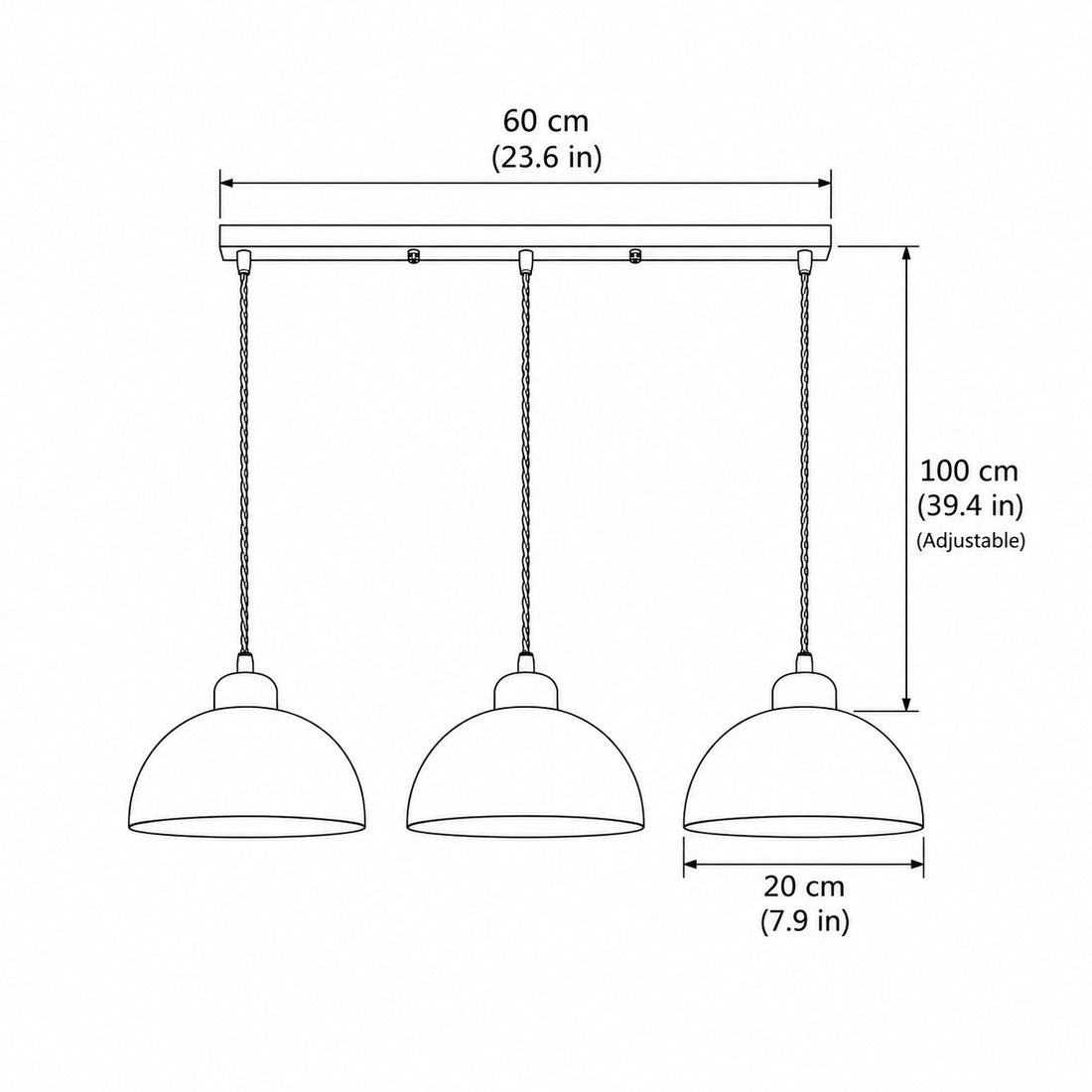 Modern Milk Glass Pendant Light