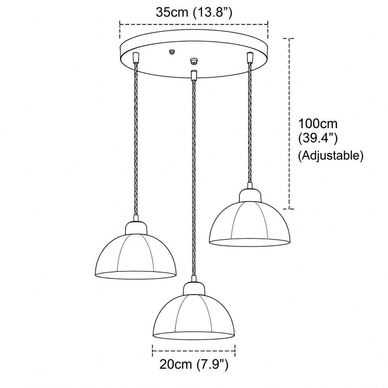 Modern Milk Glass Pendant Light