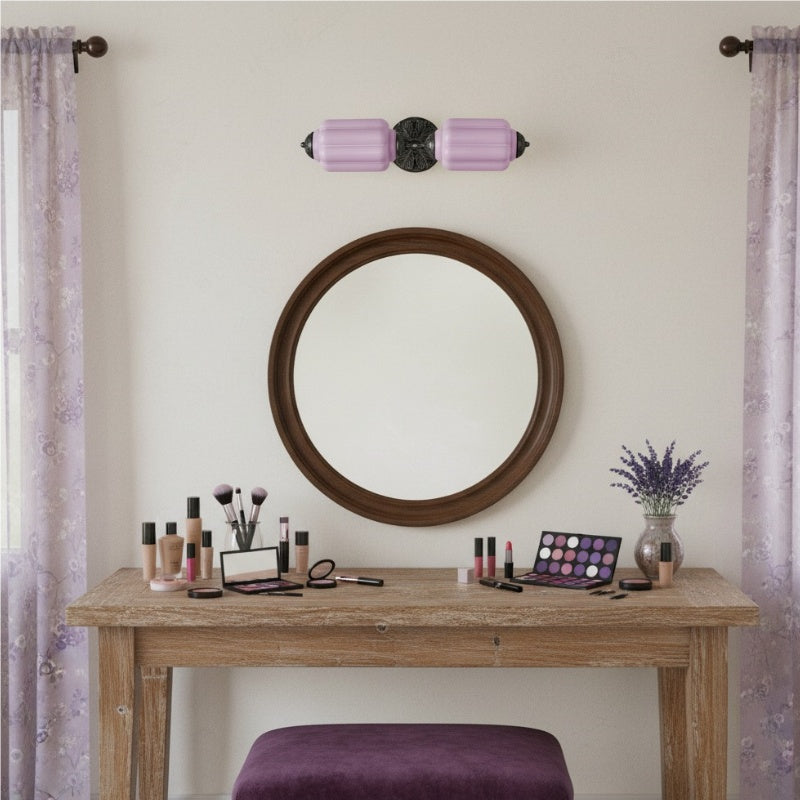 Eloise Laternen-Wandleuchte – Vintage-Glasschirm für Flurbeleuchtung