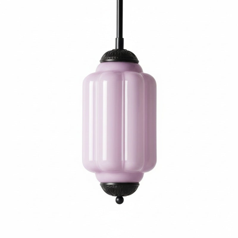 Eloise Vintage Glas-Pendelleuchte – Schlanke Lampenschirmbeleuchtung für die Küche