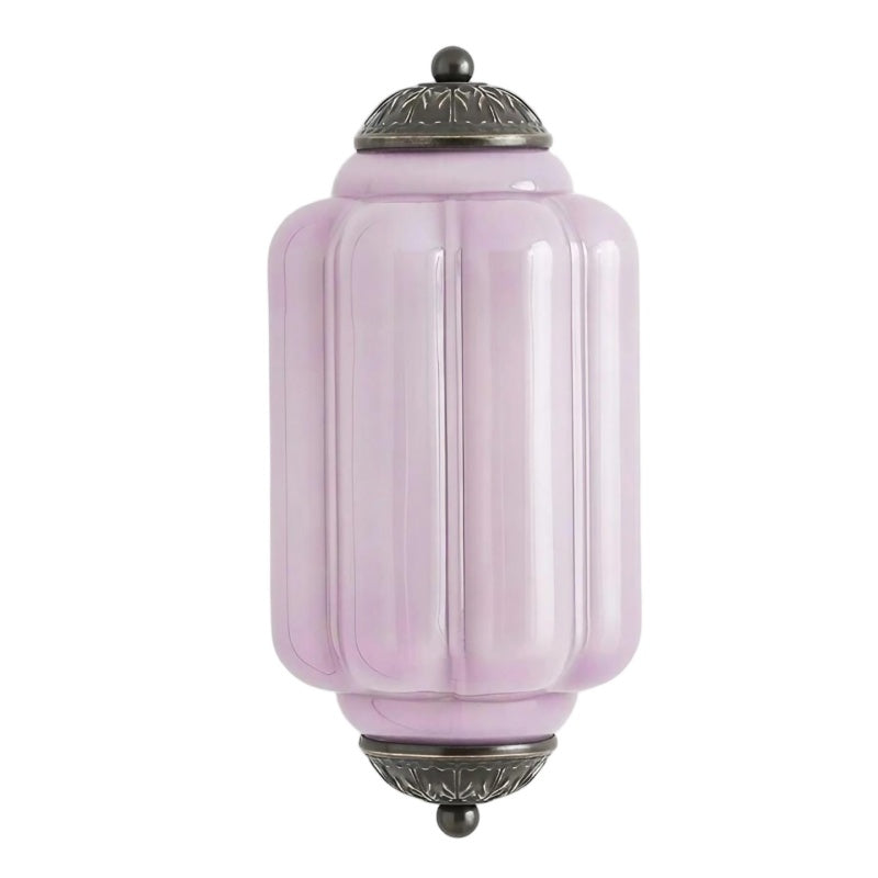 Eloise Flush Mount Sconce - Vintage Milk Glass Light for Bedside